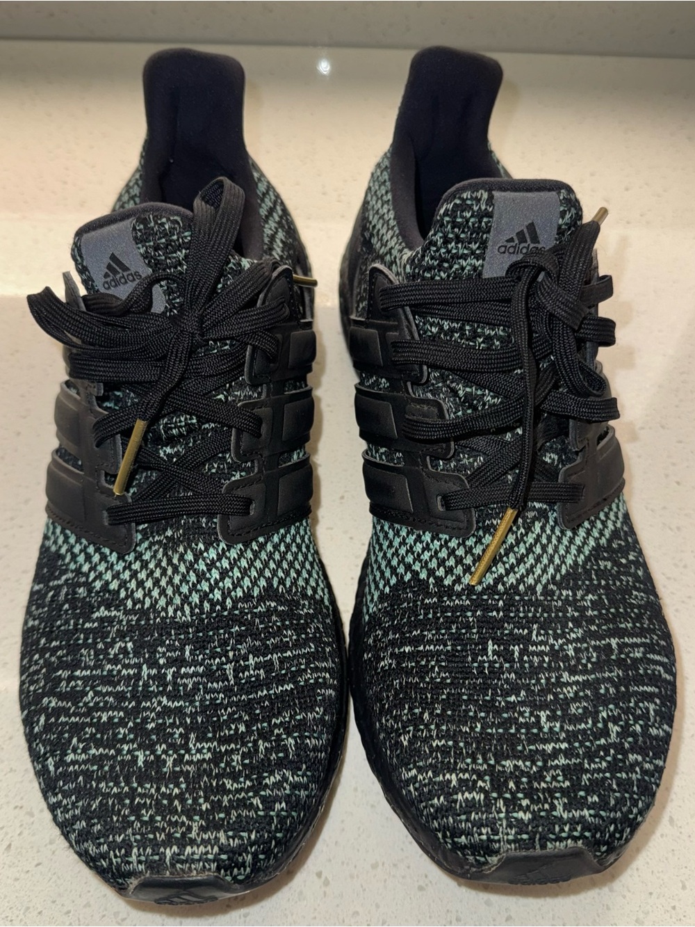 LIMITED EDITION Adidas Ultra Boost 4.0 Core Black True Green Men's Size 8 Shoes